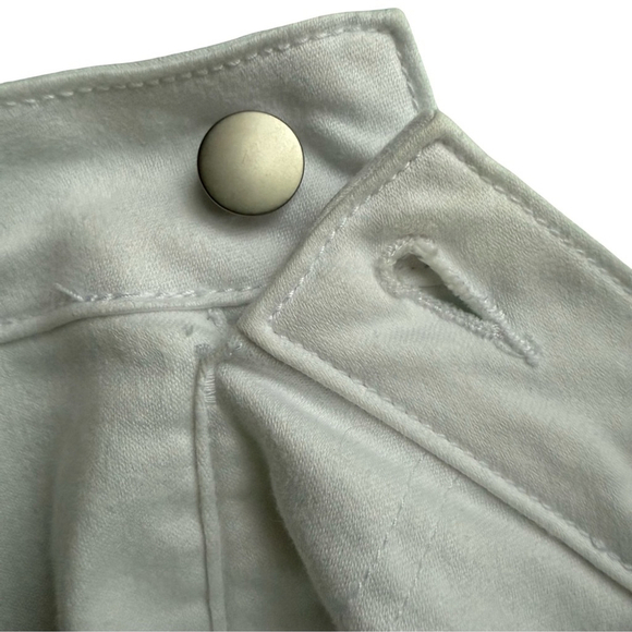 Nygard Stylish White Ankle Jeggings Size 12 Stretch Casual Work Business - Picture 6 of 9